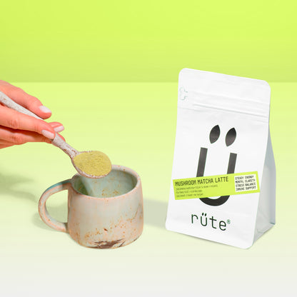 Mushroom Matcha Latte