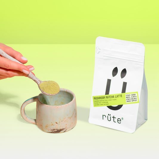 Mushroom Matcha Latte