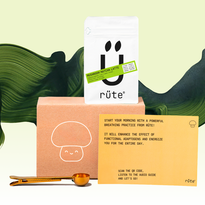 Mushroom Matcha Latte