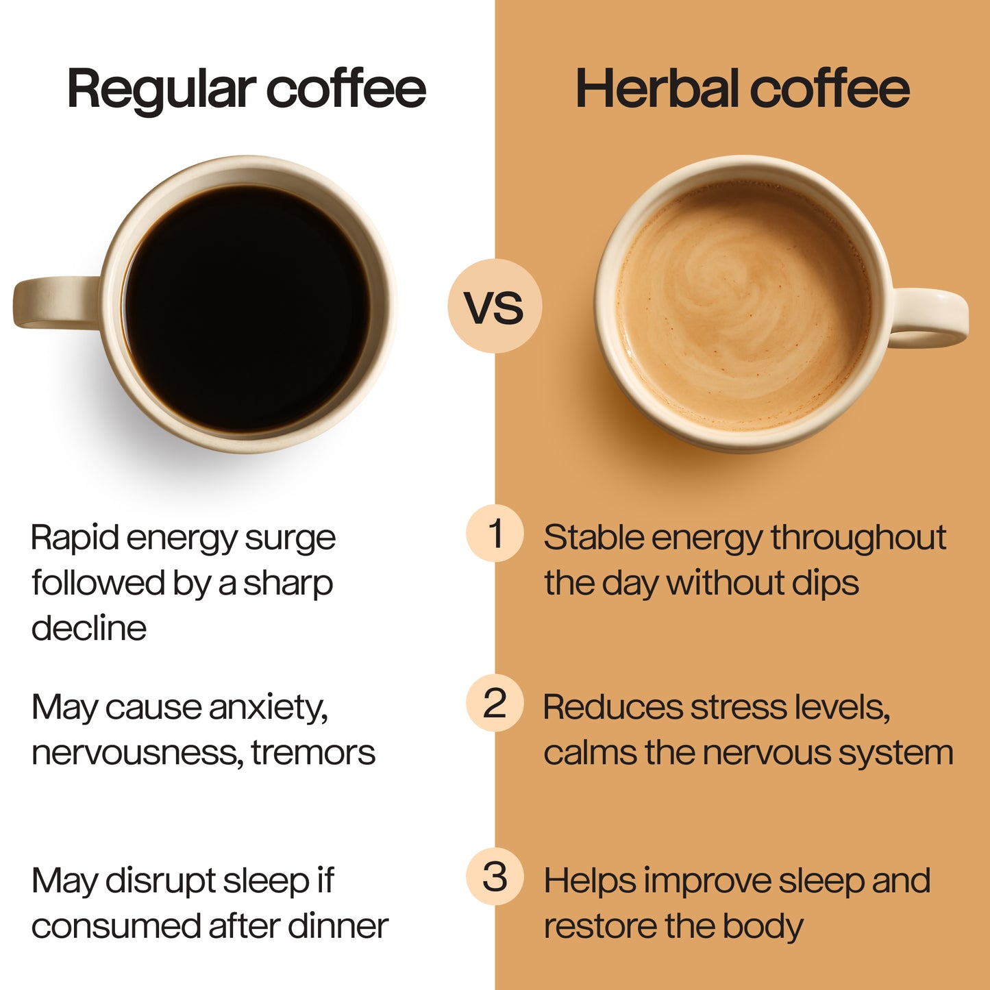 HERBAL COFFEE LATTE // CALM ENERGY