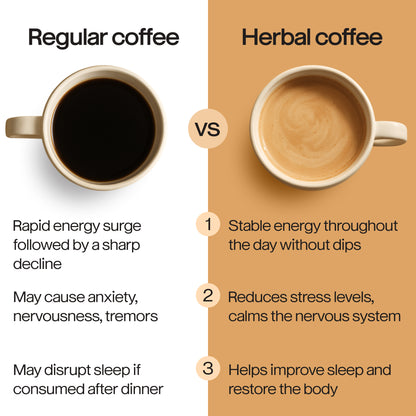 HERBAL COFFEE LATTE // CALM ENERGY