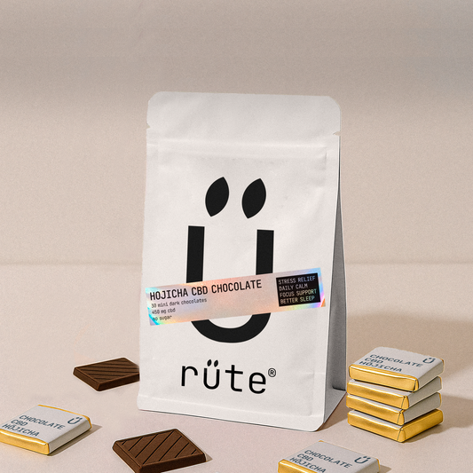CBD CHOCOLATE WITH JAPANESE TEA HOJICHA