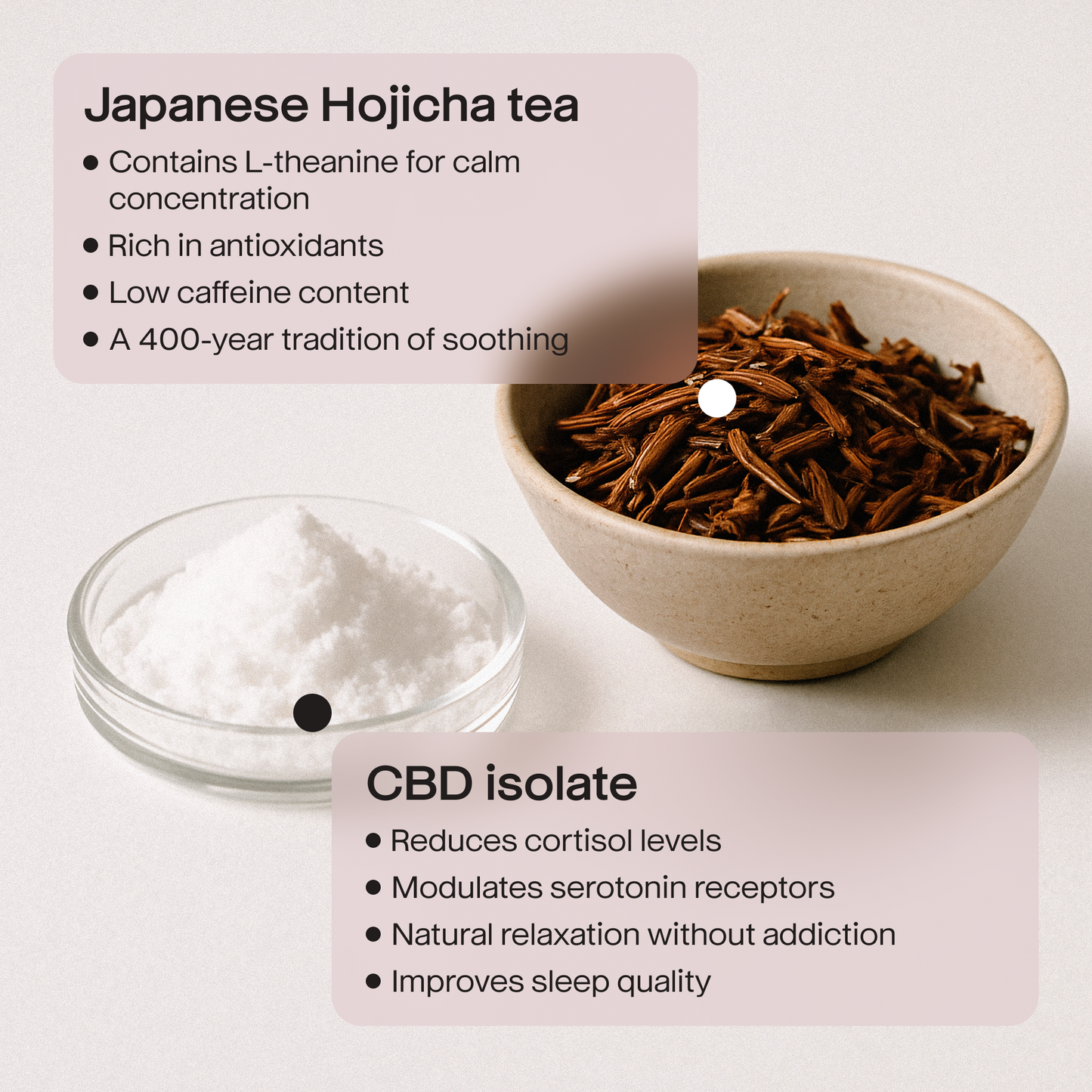 CBD CHOCOLATE WITH JAPANESE TEA HOJICHA