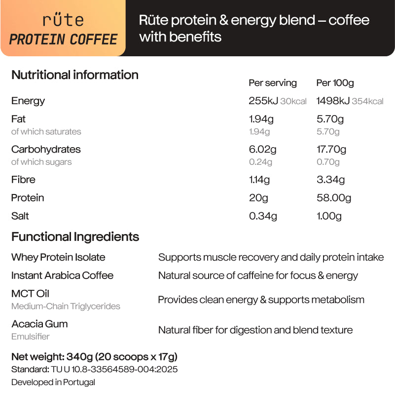 Nutrition information