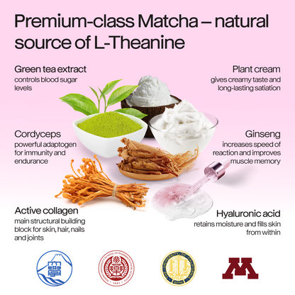 COLLAGEN MATCHA LATTE + ADAPTOGENES